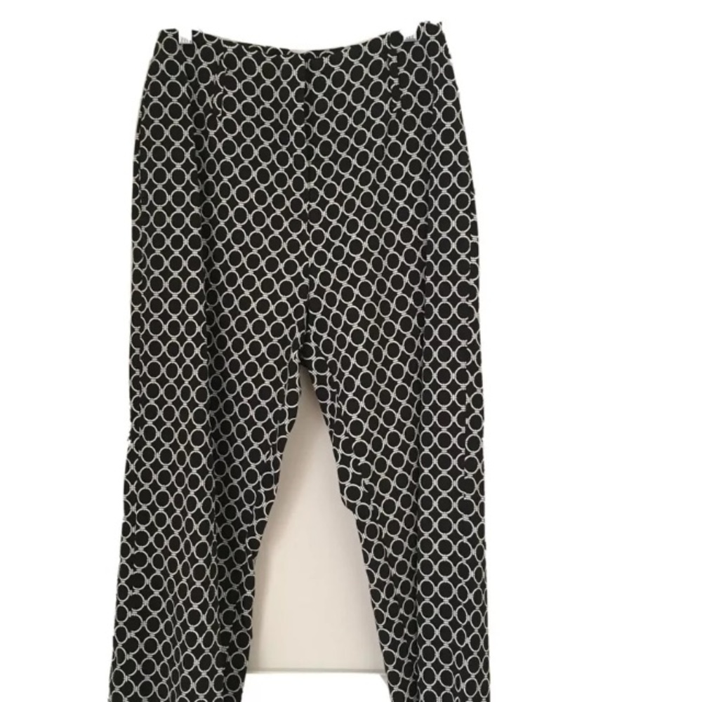 True Royal Womans Pants Print Black And White